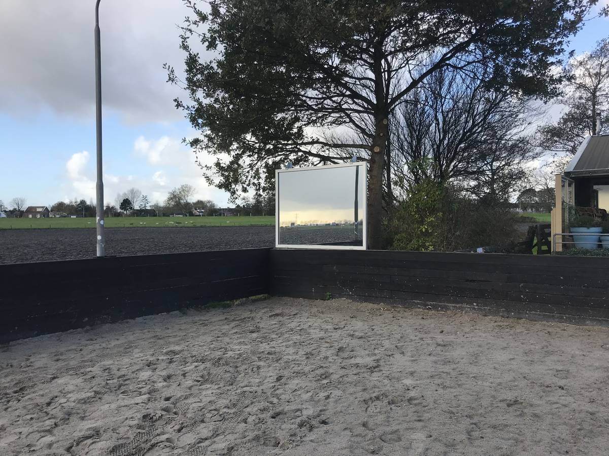 Manegespiegel voor buitenbak – Gelaagd glas 295 cm - Afbeelding 7