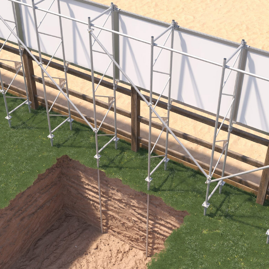 Manegespiegel voor buitenbak – Gelaagd glas 295 cm - Afbeelding 5